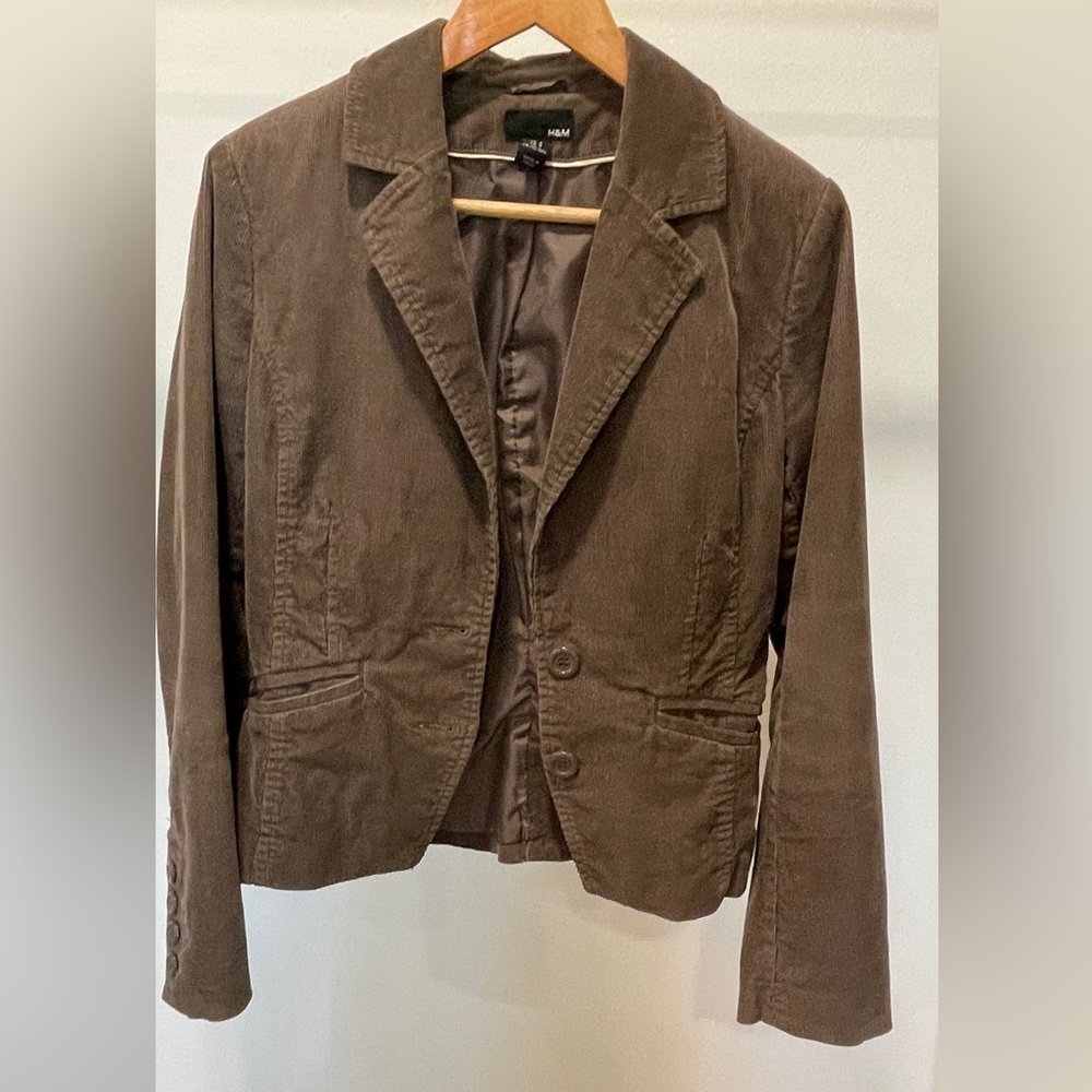 H&M Brown Blazer Jacket